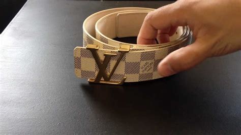 white louis vuitton belt replica